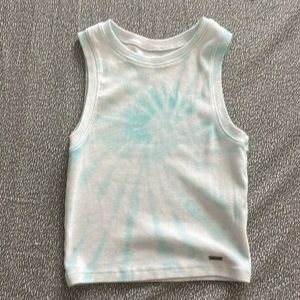 Tie dye tank crop